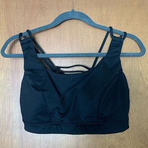 Sports Bra with Knotted Back Detail